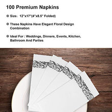 Carica l'immagine nel visualizzatore di Gallery, Asciugamani usa e getta e tovaglioli decorativi da bagno, 100pcs, Silver 01 - Ilgrandebazar