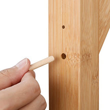 Carica l'immagine nel visualizzatore di Gallery, Appendiabiti di Bambo Tipo Albero con 8 Ganci in 4 Livelli Bamboo