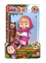 Carica l'immagine nel visualizzatore di Gallery, 109302059 Masha 12 cm. con triciclo originale - Ilgrandebazar