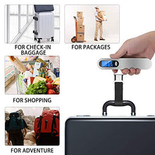 Carica l'immagine nel visualizzatore di Gallery, Newdora Bilancia Digitale Pesa Valigia da Viaggio 50kg/110lb, pesa...