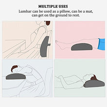 Carica l'immagine nel visualizzatore di Gallery, Valuetom Cuscino Lombare Memory Foam Sostegno Cuscini, Romantic-black - Ilgrandebazar