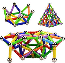 Carica l'immagine nel visualizzatore di Gallery, Morkka Bastoncini magnetici, magnetici e Sfere 136PCS, 136PCS