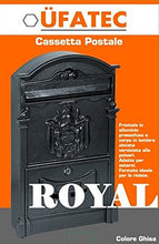 Carica l'immagine nel visualizzatore di Gallery, Cassetta postale per esterno e interno Royal colore 25,5X41X8,3CM, Ghisa - Ilgrandebazar