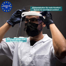 Carica l'immagine nel visualizzatore di Gallery, ACE Visiera Protettiva Trasparente - Maschera di Sicurezza - Chiara - per...