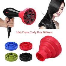 Carica l'immagine nel visualizzatore di Gallery, FOONEE - Diffusore pieghevole per capelli ricci, universale, adattabile, Nero - Ilgrandebazar