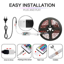 Carica l'immagine nel visualizzatore di Gallery, Striscia LED WIFI Alexa 5M con Telecomando, REETWO Strisce Musicale, 5m