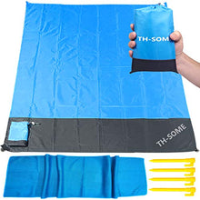 Carica l'immagine nel visualizzatore di Gallery, Th-some Coperta da Picnic, Tappetino Spiaggia Impermeabile Anti 210*200cm