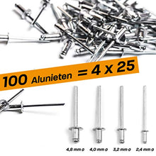 Carica l'immagine nel visualizzatore di Gallery, Hinrichs Rivettatrice Manuale - Pistola per Rivetti con 100 rivetti in... - Ilgrandebazar
