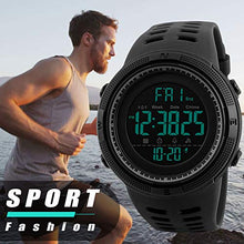 Carica l'immagine nel visualizzatore di Gallery, Orologi da polso uomo - 50M impermeabili digitale sportivi da...