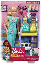 Carica l'immagine nel visualizzatore di Gallery, Barbie- Carriere Playset Pediatra Bambola, 2 Neonati e Accessori Giocattolo... - Ilgrandebazar