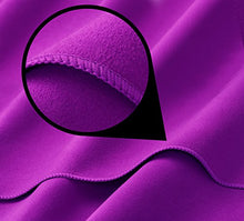 Carica l'immagine nel visualizzatore di Gallery, Asciugamano in microfibra – 15 80x40cm - 2 pezzi + 1 borsa, 06 - Viola