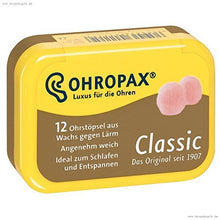 Carica l'immagine nel visualizzatore di Gallery, Ohropax Classic cera modellabile tappi 2 confezioni (24 coppie)