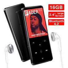 Carica l'immagine nel visualizzatore di Gallery, 16GB Lettore MP3 con Bluetooth 4.2, Supereye 2.4 Pollici Portatile M2