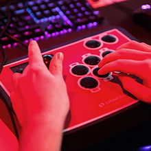 Carica l'immagine nel visualizzatore di Gallery, Lioncast Controller Joystick per Combattimento Arcade Rosso - PC, PS2, PS3
