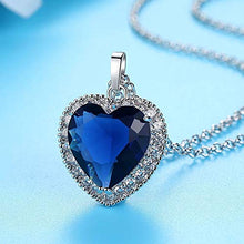 Carica l'immagine nel visualizzatore di Gallery, AILUOR - Collana, in argento Sterling, con ciondolo a forma di cuore... - Ilgrandebazar