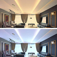 Carica l'immagine nel visualizzatore di Gallery, URAQT Striscia LED 5M，Impermeabile Bianco Freddo &amp; Caldo 5m - Ilgrandebazar