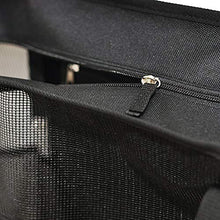Carica l'immagine nel visualizzatore di Gallery, EXTSUD Extra Grande Borsa a Rete da Spiaggia con Cerniera 70x37x18cm Nero