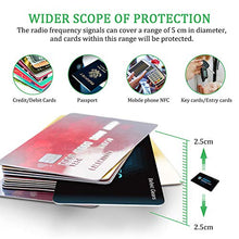 Carica l'immagine nel visualizzatore di Gallery, Protezione RFID, Befekt Gears [2 Pezzi] Carte Anti RFID/NFC, di...