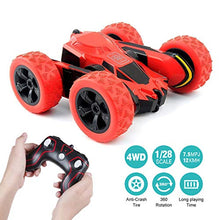 Carica l'immagine nel visualizzatore di Gallery, Macchina Telecomandata, 4WD RC Auto Telecomando 360° Rotazione Rosso