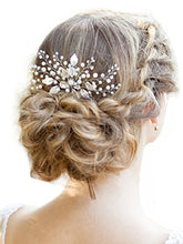 Carica l'immagine nel visualizzatore di Gallery, Yean,pettini per capelli da matrimonio con perle e strass, sposa,... - Ilgrandebazar