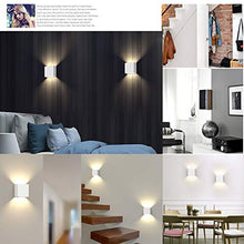 Carica l'immagine nel visualizzatore di Gallery, Lampada da Parete Led Interno, 2 Pezzi 12W Bianco Caldo LED Applique - Ilgrandebazar