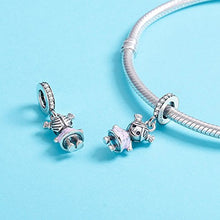 Carica l'immagine nel visualizzatore di Gallery, Ciondolo in argento sterling 925 a forma di coppia sposata da Ragazza - Ilgrandebazar