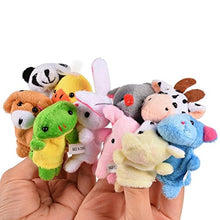 Carica l'immagine nel visualizzatore di Gallery, Gearmax 10pcs Different Cartoon Animal Finger Puppets, Burattini in Morbido...