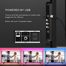 Carica l'immagine nel visualizzatore di Gallery, LED TV Retroilluminazione, 2.5m Striscia RGB USB alimentata... - Ilgrandebazar