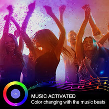 Carica l'immagine nel visualizzatore di Gallery, Striscia LED WIFI Alexa 5M con Telecomando, REETWO Strisce Musicale, 5m