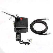 Carica l'immagine nel visualizzatore di Gallery, FOBUY 100-250V Compressore d'Aria per Aerografo Kit, Gravity Doppio Azione... - Ilgrandebazar