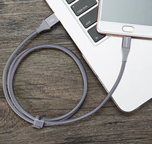 Carica l'immagine nel visualizzatore di Gallery, AmazonBasics - Cavo da USB 2.0 A a micro B, in nylon a 0,9 m, Grigio scuro - Ilgrandebazar