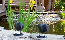 Carica l'immagine nel visualizzatore di Gallery, Brandsseller Set 3 Statuetta di Corvo 36 cm Neri 3 Pezzi Corvo Finto Spaventapasseri