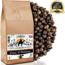 Carica l'immagine nel visualizzatore di Gallery, Nabür - Pepe Nero di Malabar 200gr | intero dell'India,...