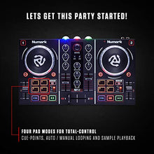 Carica l'immagine nel visualizzatore di Gallery, Numark Party Mix - Controller DJ Plug-and-Play a Due Canali per Serato DJ... - Ilgrandebazar