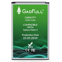 Carica l'immagine nel visualizzatore di Gallery, GadFull Batteria compatibile con Samsung Galaxy Note 3 | 2019 Data di... - Ilgrandebazar