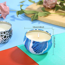 Carica l'immagine nel visualizzatore di Gallery, Viesap Candele Profumate,Aromatiche Set Regalo per Donna,100% Cera...