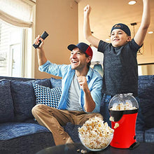 Carica l'immagine nel visualizzatore di Gallery, SIMBR Macchina per Popcorn, ad Aria Calda Popocorn Compatta...