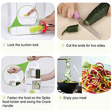 Carica l'immagine nel visualizzatore di Gallery, Sedhoom spiralizzatore/Affettatrice di verdure verticale con 4 lame per... - Ilgrandebazar