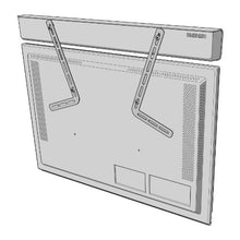 Carica l'immagine nel visualizzatore di Gallery, Meliconi 480514 BA Supporto per Sound Bar 1000, Nero - Ilgrandebazar