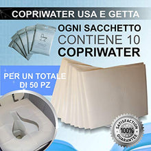 Carica l'immagine nel visualizzatore di Gallery, Copriwater Usa e Getta Bio in Carta Super Resistente Coprisedili WC Monouso...