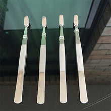 Carica l'immagine nel visualizzatore di Gallery, Stamp Tweezers, 2pcs Tweezers Philately Stamps Collector Tools (Silver)