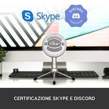 Carica l'immagine nel visualizzatore di Gallery, Blue Microphones Snowball iCE USB Solo Microfono per Registrazione e Bianco - Ilgrandebazar