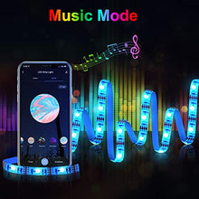 Carica l'immagine nel visualizzatore di Gallery, Striscia LED RGB WIFI, Etersky Smart Strip 2M 5050 Compatibile con 2m