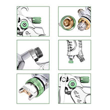 Carica l'immagine nel visualizzatore di Gallery, HUKOER HVLP Pistola Verniciatura Professionale Alta Efficienza Green-basic