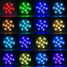 Carica l'immagine nel visualizzatore di Gallery, LED Sommergibili Con Telecomando 4 Pezzi,Luce 4 paquets