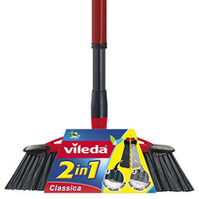 Carica l'immagine nel visualizzatore di Gallery, Vileda Classica 2 in 1 Scopa con Manico, Fibre per Polvere e Capelli,... - Ilgrandebazar
