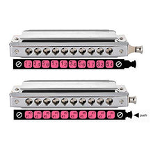 Carica l'immagine nel visualizzatore di Gallery, Armonica Cromatica, OTraki Harmonica Blues 10 Fori 40 Toni 10 Hole 40 Tone - Ilgrandebazar