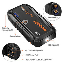 Carica l'immagine nel visualizzatore di Gallery, Suaoki U28 2000A Picco Avviatore di Emergenza Auto, con USB, Torcia a LED - Ilgrandebazar