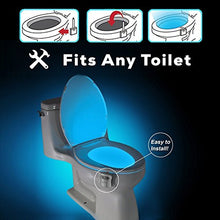 Carica l'immagine nel visualizzatore di Gallery, Luce a LED per la Tazza del WC: Simpatica Lampada Attivata da un Sensore di... - Ilgrandebazar