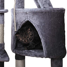 Carica l'immagine nel visualizzatore di Gallery, MC Star Tiragraffi Albero di Gatti con Graffiatoio Gatto Giocattolo in grigio - Ilgrandebazar